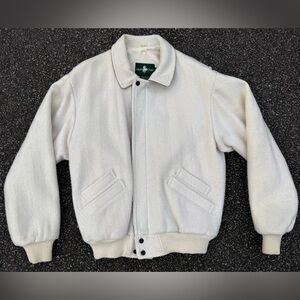 Vintage 90’s Hunting Club Wool Varsity Bomber Jacket